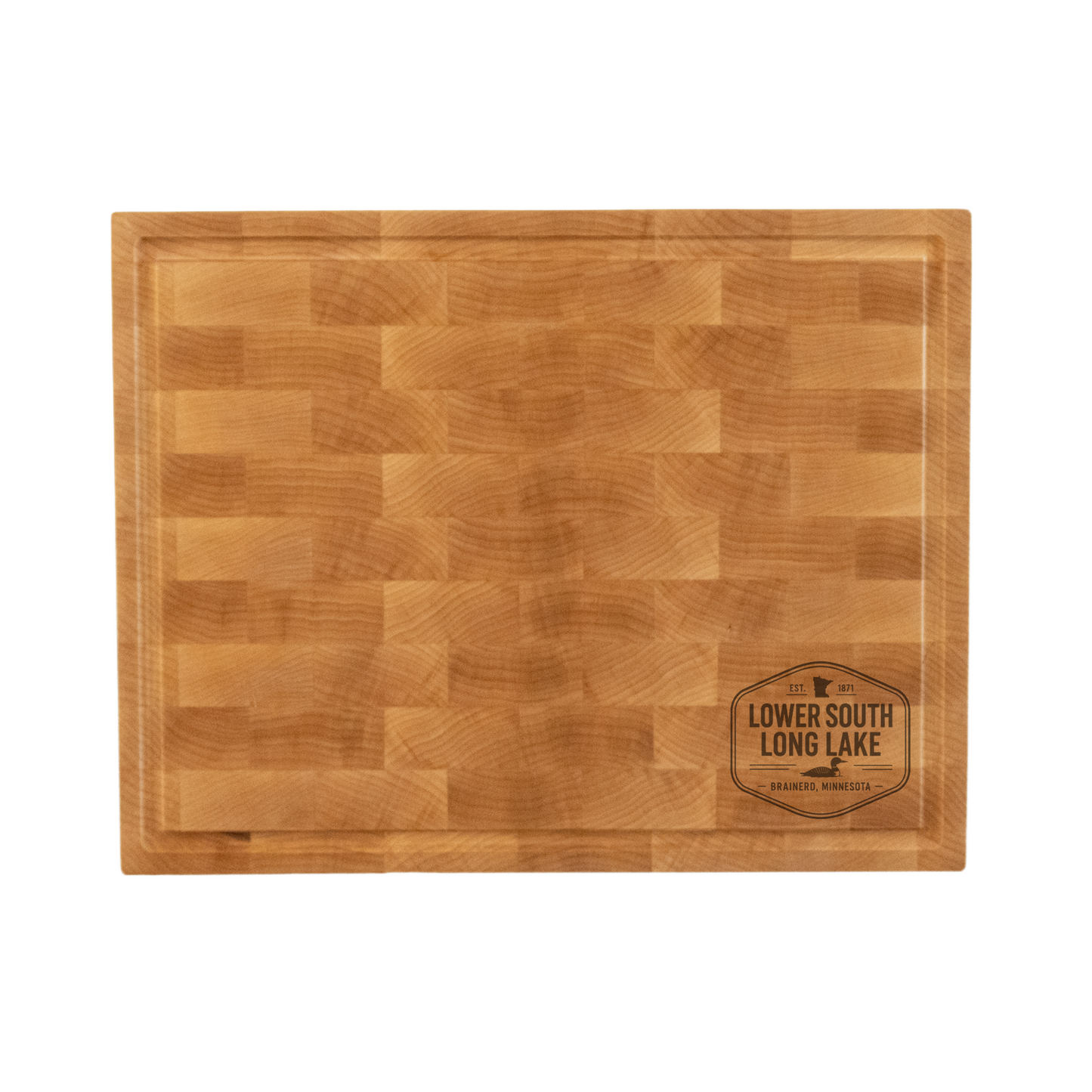 Lower South Long Lake - End-Grain Cutting Board - Workset