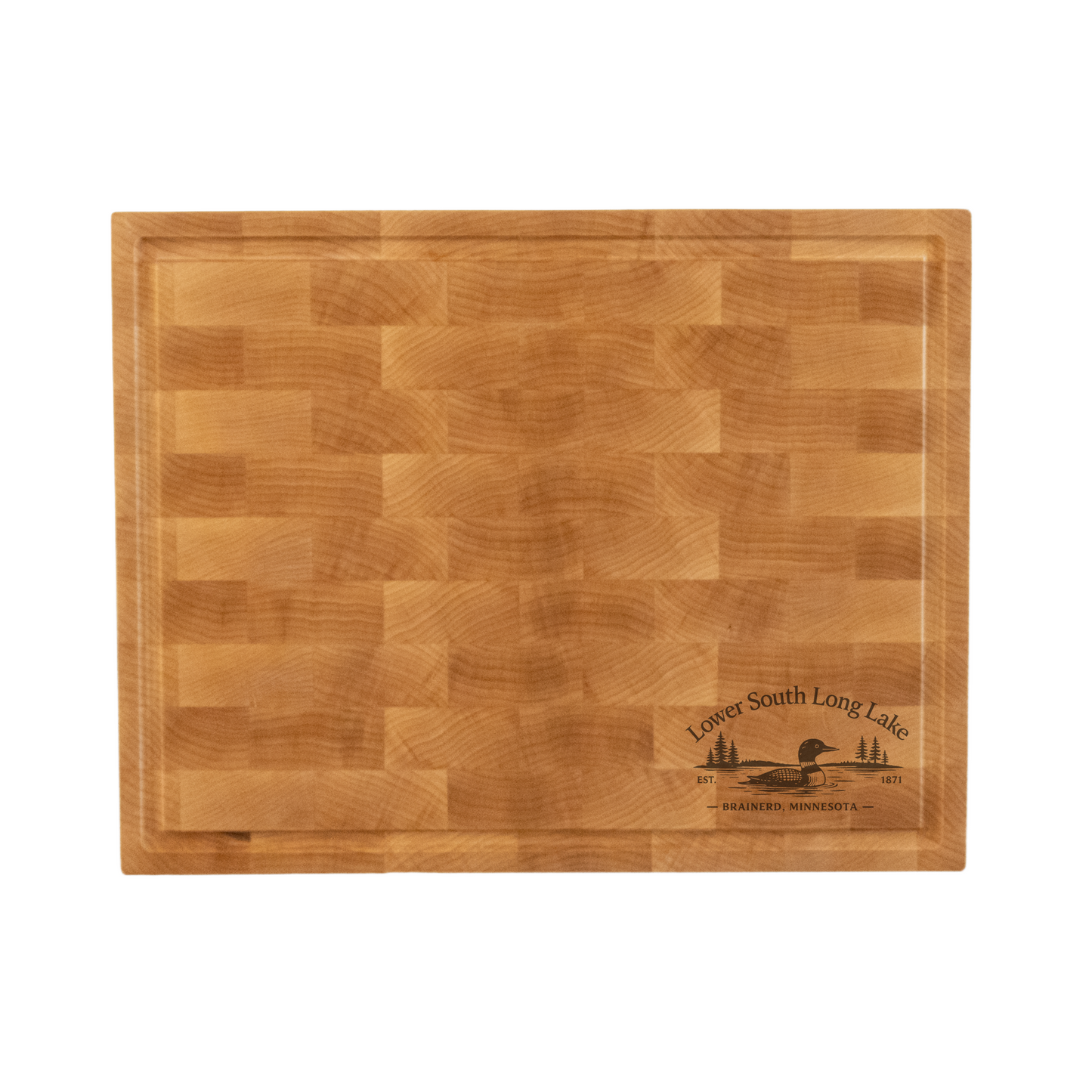 Lower South Long Lake - End-Grain Cutting Board - Workset