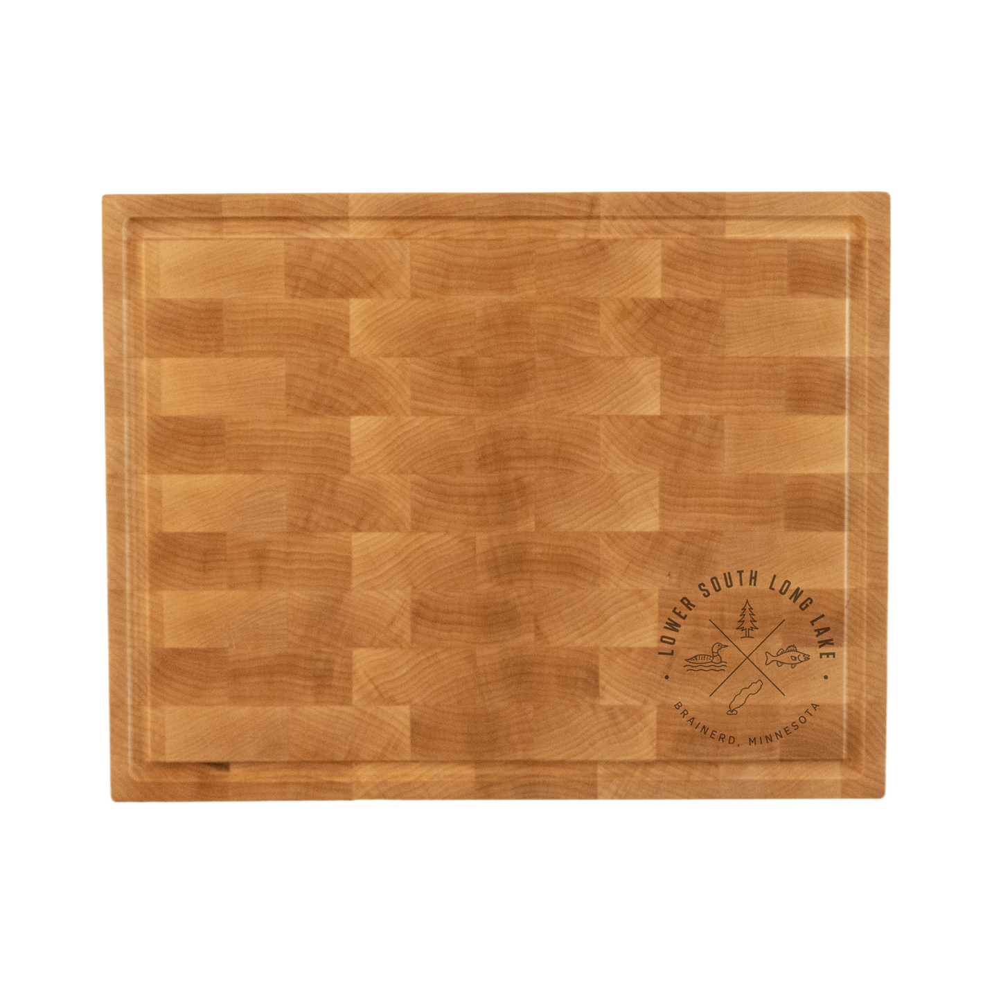 Lower South Long Lake - End-Grain Cutting Board - Workset